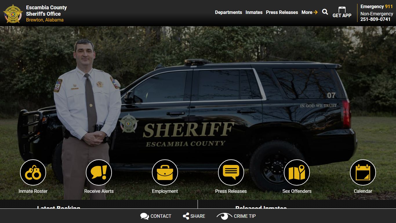 Inmate Roster - Current Inmates Alpha A - Escambia County Sheriff, AL